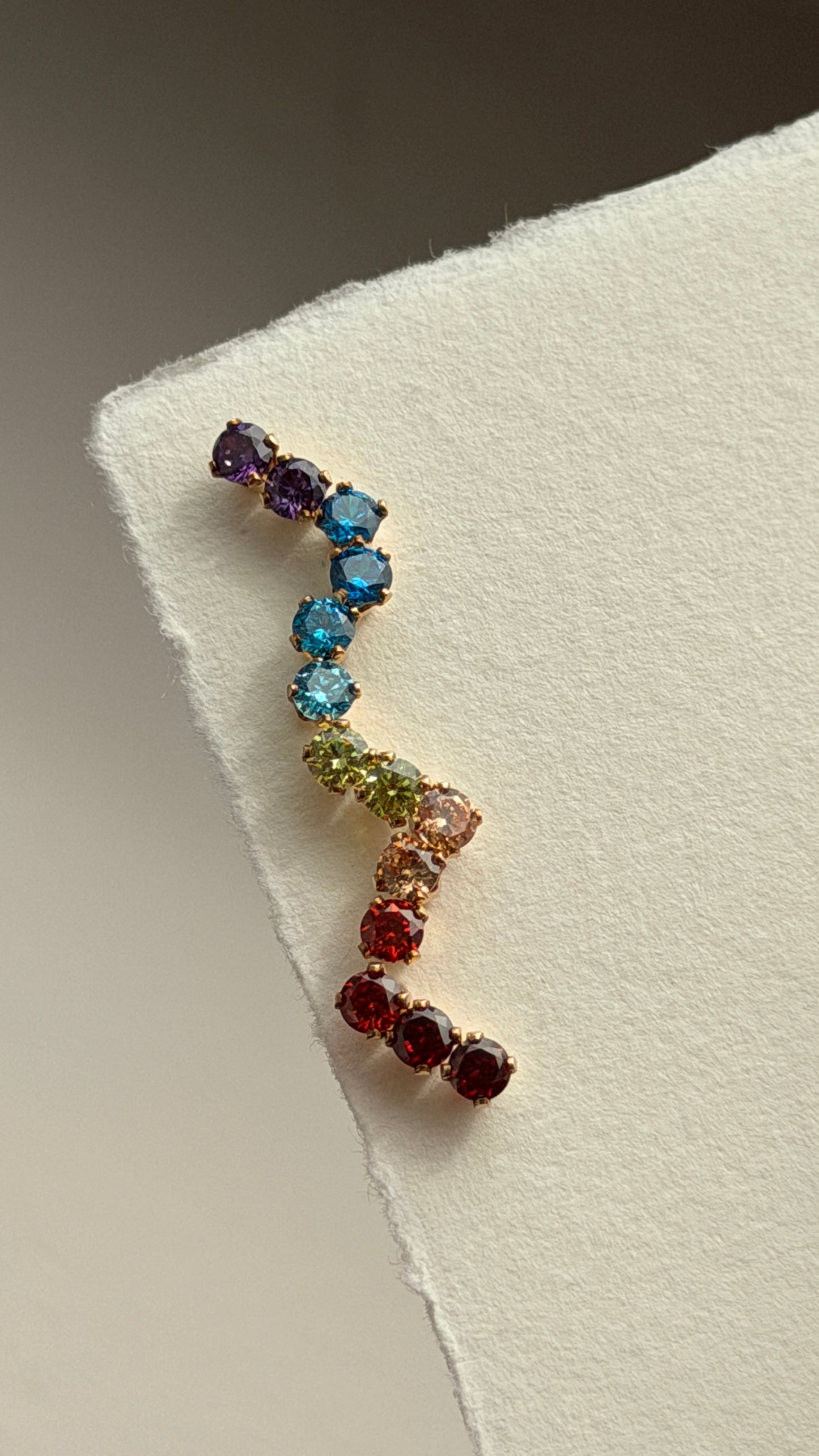 Iris Rainbow Studs