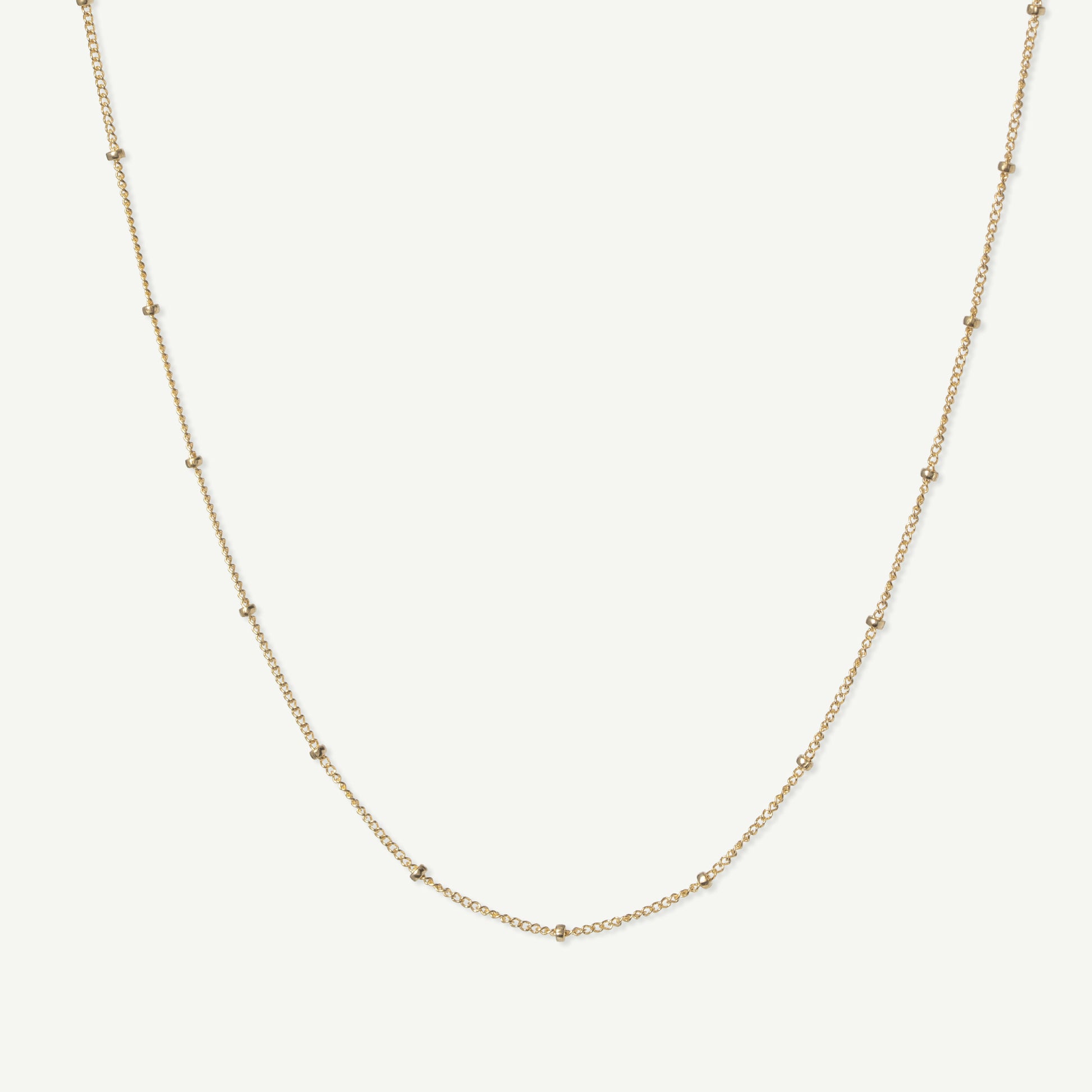 LucyKitty Gold Filled Saturna Chain Necklace