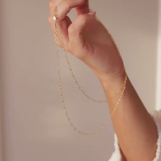 LucyKitty Gold Filled Zia Chain Necklace