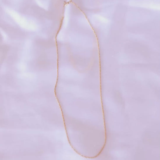 LucyKitty Gold Filled Saturna Chain Necklace