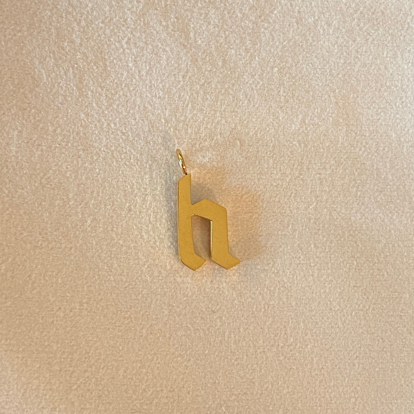 Gothic Letter Charm