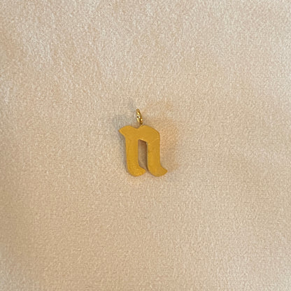 Gothic Letter Charm