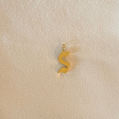 Gothic Letter Charm